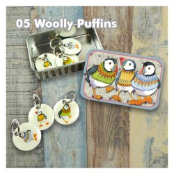 Emma Ball - Stitch Markers in a Tin - Maschenmarkierer...