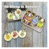 Emma Ball - Stitch Markers in a Tin - Maschenmarkierer mit Öse in Dose