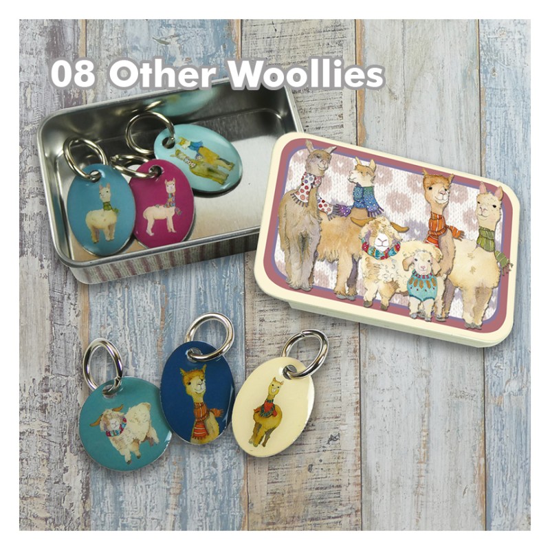 Emma Ball - Stitch Markers in a Tin - Maschenmarkierer mit Öse in Dose