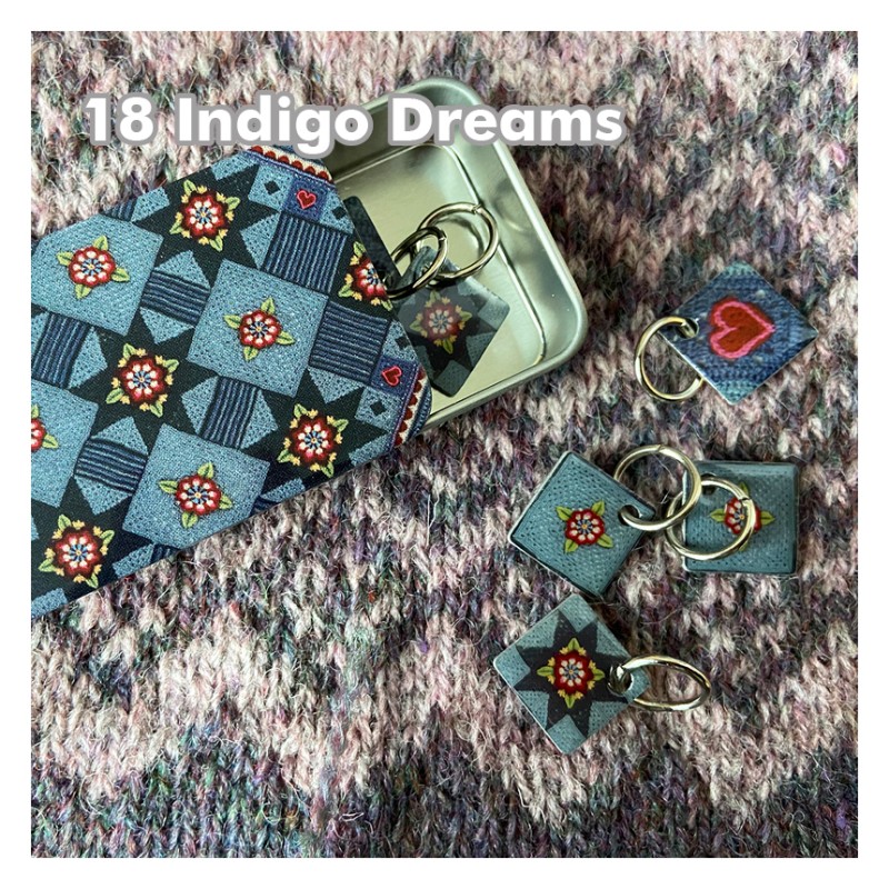 Emma Ball - Stitch Markers in a Tin - Maschenmarkierer mit Öse in Dose