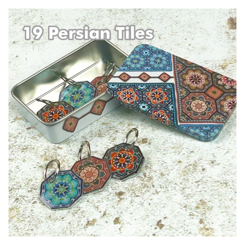 Emma Ball - Stitch Markers in a Tin - Maschenmarkierer mit Öse in Dose