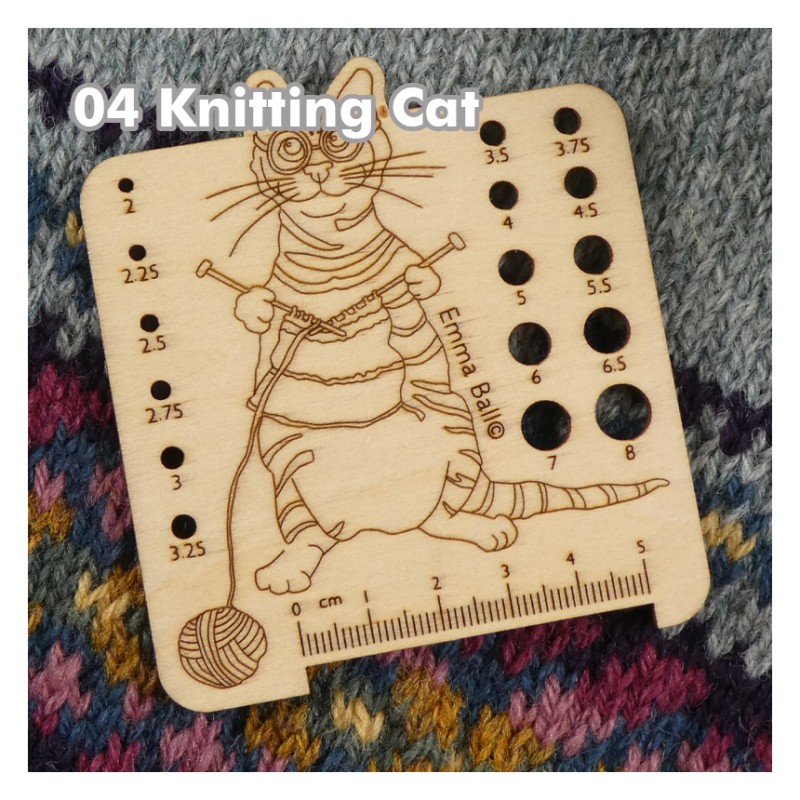 Emma Ball - Needle Gauges - Nadelmaß Holz
