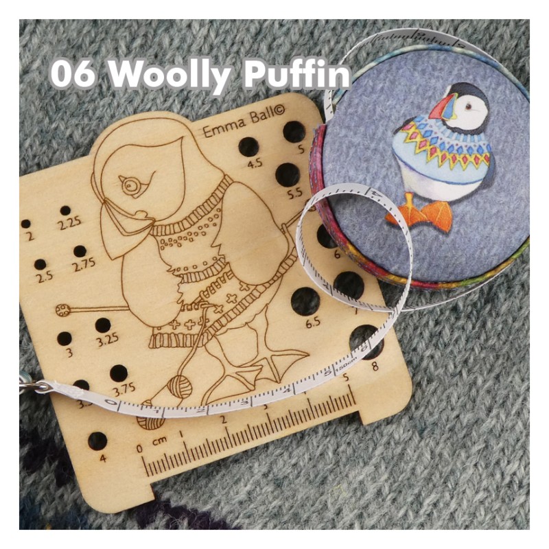 Emma Ball - Needle Gauges - Nadelmaß Holz