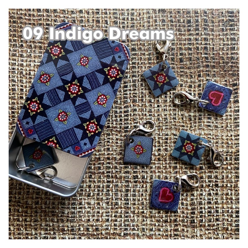 Emma Ball - Crochet Markers in a Tin - Maschenmarkierer mit Karabiner in Dose