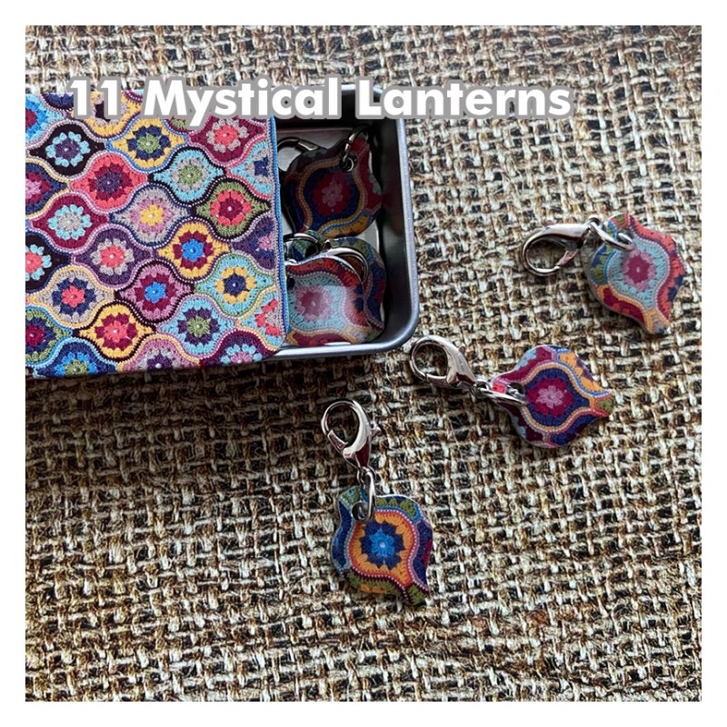 Emma Ball - Crochet Markers in a Tin - Maschenmarkierer mit Karabiner in Dose