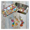Emma Ball - Crochet Markers in a Tin - Maschenmarkierer mit Karabiner in Dose