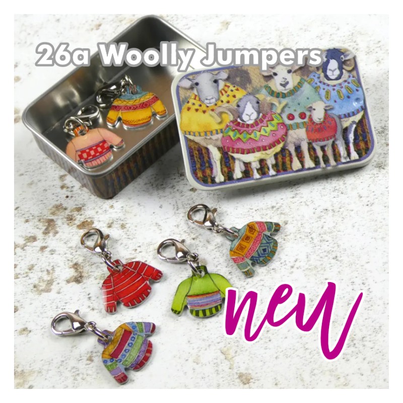Emma Ball - Crochet Markers in a Tin - Maschenmarkierer mit Karabiner in Dose