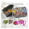 Emma Ball - Stitch Markers in a Tin - Maschenmarkierer mit Öse in Dose
