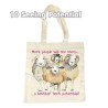 Emma Ball - Cotton Canvas Bag - bedruckte Tasche