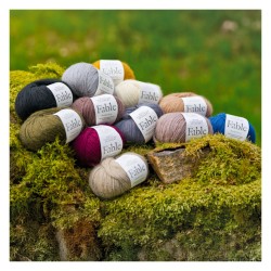 WYS - Fable Aran - Falklandwolle, Britisch Alpaca,...