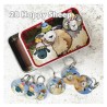 Emma Ball - Stitch Markers in a Tin - Maschenmarkierer mit Öse in Dose