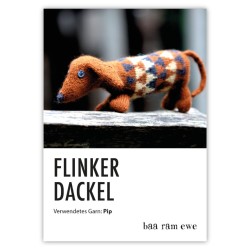 DOWNLOAD - Flinker Dackel - Strickanleitung mit Baa Ram Ewe Pip 4ply