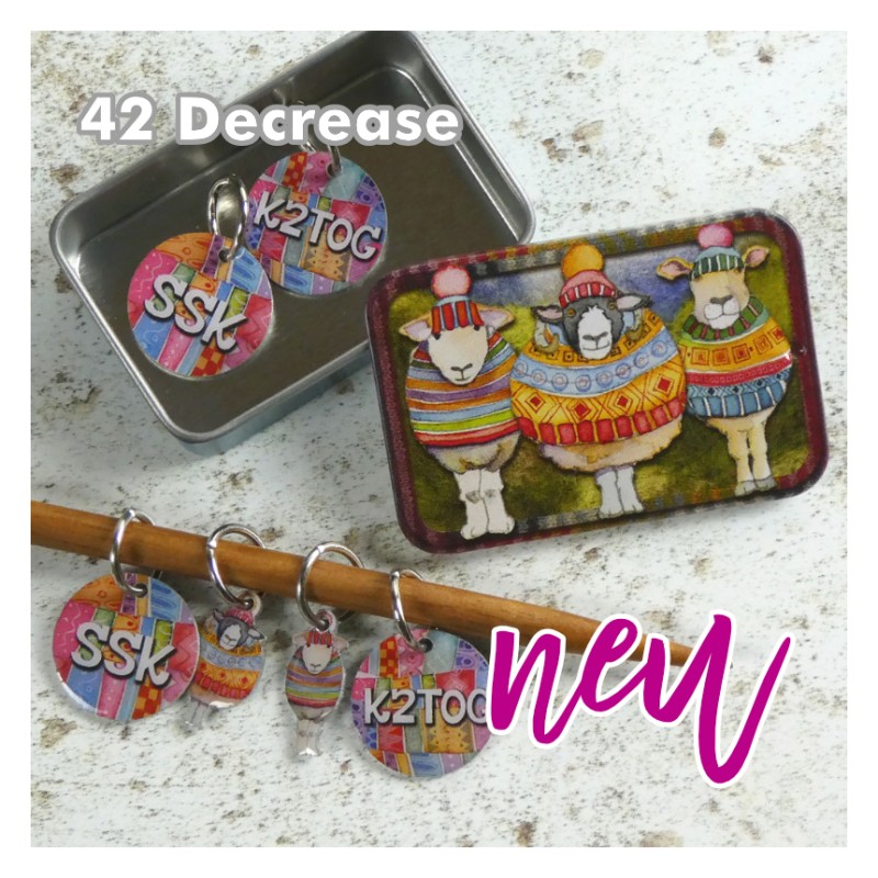 Emma Ball - Stitch Markers in a Tin - Maschenmarkierer mit Öse in Dose