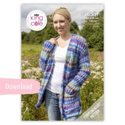 DOWNLOAD - Strickanleitung für eine Damenstrickjacke mit...