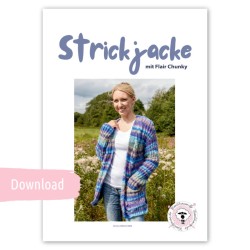 DOWNLOAD - Strickanleitung für eine Damenstrickjacke mit...