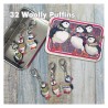 Emma Ball - Crochet Markers in a Tin - Maschenmarkierer mit Karabiner in Dose